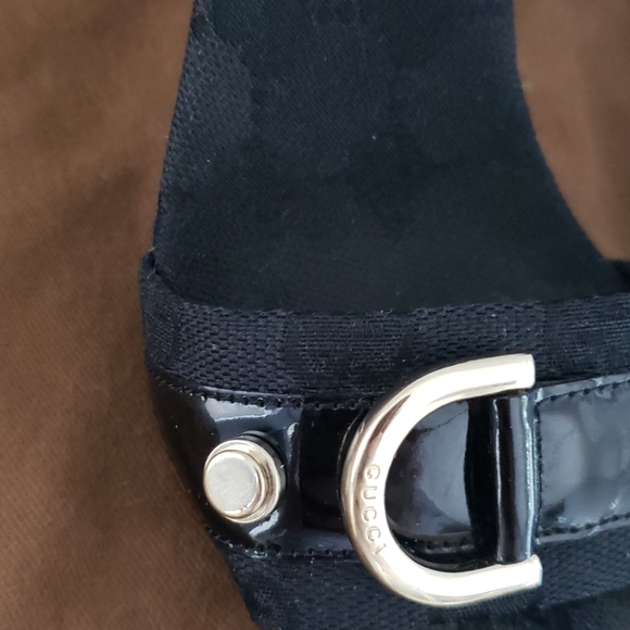 Gucci GG Canvas Heels Sandals - Picture 6 of 6